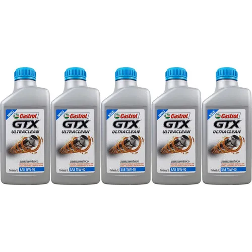 5L Óleo Castrol Gtx Ultraclean 15w40 Semissintético Foto 1