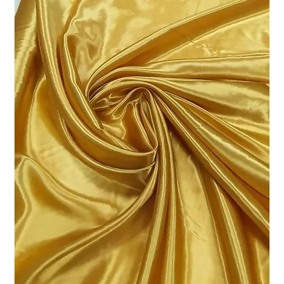 5m Tecido Cetim Charmousse Premium Sem Lycra - Cores Dourado Foto 1