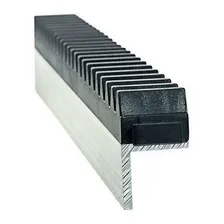 5pcs Cremalheira Barra Industrial 1,50mts Ppa Garen Rossi 5 Unidades De 1,50mts Total De 7,50 Metros Cor Cinza-claro Foto  mini 1