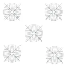 5pcs Grade Tela Metalica Para Cooler Ventuinha 200x200mm Cor Cinza Foto mini 1