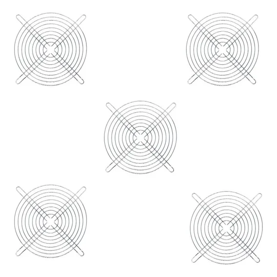 5pcs Grade Tela Metalica Para Cooler Ventuinha 200x200mm Cor Cinza Foto 1