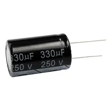 5x Capacitor Eletrolítico 330uf X 250v - 105 Graus Foto mini 1