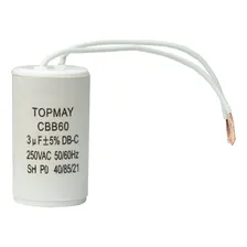 5x Capacitor Partida 5uf - 250v P/ Motor Portão / Ventilador Foto mini 2