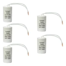 5x Capacitor Partida 5uf - 250v P/ Motor Portão / Ventilador Foto mini 1