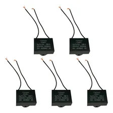 5x Capacitor Partida 9uf - 250v P/ Ventilador - Quadrado Foto  mini 1