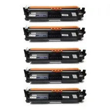 5x Cartucho Toner Compativel P/ Uso Em Hp Cf217a 217a M130 Tinta Preto Foto  mini 1