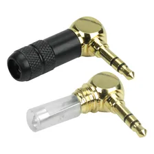 5x Conector P2 Plug Stereo 90 Graus Cachimbo Pronta - Pix Foto mini  3