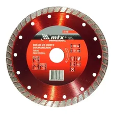 5x Disco Diamantado Turbo 7pol 180mm X 25,4 Corte Mtx 29922 Foto  mini 1