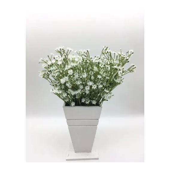 5x Flor Mosquitinho Artificial Branco Decoração Gipsofila Foto 1