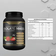 5x Isolate Mass Hipercalorico Proteinas Nobres 2kg Morango Foto mini  2