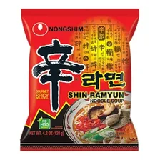 5x Lamen Coreano Apimentado Shin Ramyun 100g Nong Shin Foto mini 2