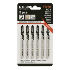5x Lamina Serra Tico Tico T101b Compativel Bosch Makita Wesc Foto mini 1