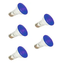 5x Lâmpadas Decoração Azul Par20 Externa Led 6w Prova D'água Foto mini 1