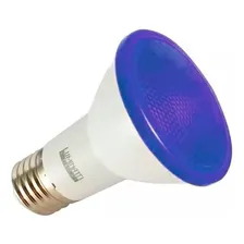 5x Lâmpadas Decoração Azul Par20 Externa Led 6w Prova D'água Foto mini 2