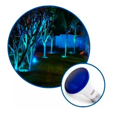 5x Lâmpadas Decoração Azul Par20 Externa Led 6w Prova D'água Foto mini 3