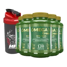 5x Omega 3 1000mg Hf Suplements 120 Caps + Coqueteleira Foto  mini 1