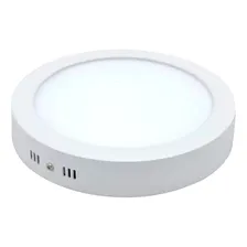 5x Painel Plafon Led 18w Redondo Sobrepor Bivolt 4000k Foto mini  3