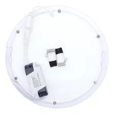 5x Plafon Painel Led Redondo Embutir 18w Branco Neutro 4000k 110v/220v Foto mini 4