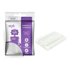 5x Protoboard Breadboard 400 Pontos Furos Pinos - Roxo Foto  mini 1