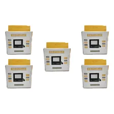 5x Refletor Economax 30w Luz Branco Frio 6500k Foto  mini 1