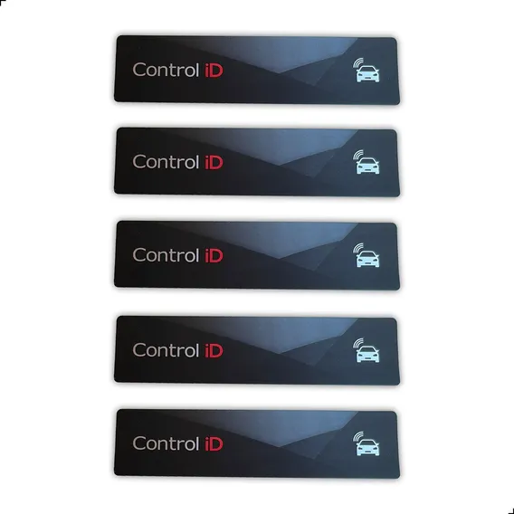 5x Tag Adesivo Uhf Veicular Para Antena Control Id Iduhf Foto 1