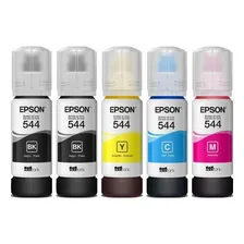 5x Tinta Epson T544320 T544120 T544420 T544220 L3150 L3110 Tinta 02 Preta - 01 Magenta - 01 Ciano - 01 Amarelo Foto mini 2