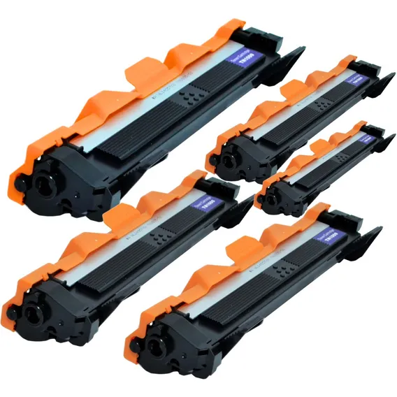 5x Toner Tn1060 Brother Dcp-1512 Dcp 1617 Hl 1202 Compativel Tinta Preto Foto 1