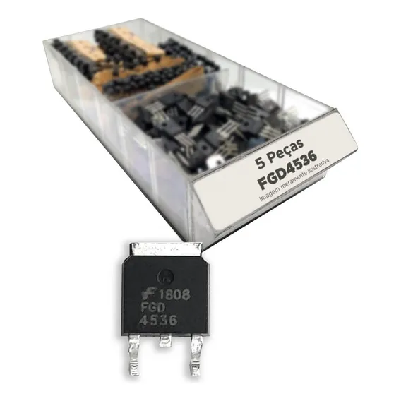 5x Transistor Fgd4536 = Fgd 4536 Smd Igbt - To-252 Foto 1