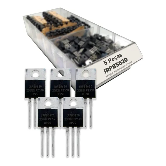 5x Transistor Irfb5620 = Irfb 5620 - Mosfet Foto 1
