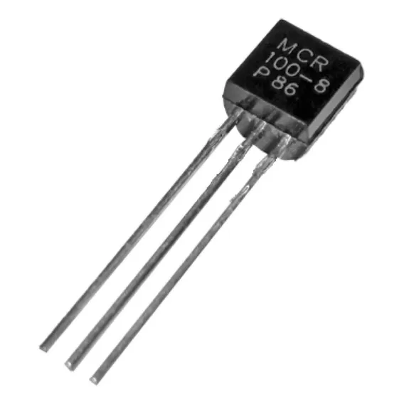 5x Transistor Mcr100-6 = Mc R100-6 = Mcr 100-6 - To92 Foto 1