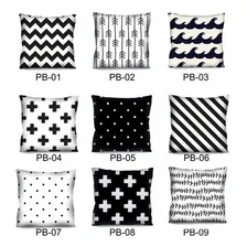 6 Almofadas Preto E Branco C/enchim- 18 Modelos Cor PB Desenho do tecido N/A Foto mini  3
