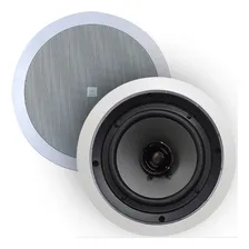 6 Arandela Som Ambiente Jbl Selenium 6fr2r P/ Gesso Redonda Cor Branco Foto mini  2