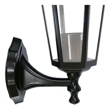 6 Arandelas Externa Rústica Preta Tlf26 Colonial Taschibra Cor Preto 110V/220V Foto mini 3