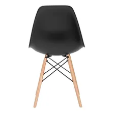 6 Cadeiras Charles Eames Wood Cozinha Dsw Várias Cores Cor da estrutura da cadeira Preto Foto mini 4