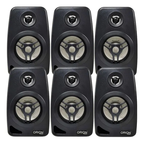 6 Caixas Acusticas Para Bar Academia Lanch Orion 55 Watt Cor Preto 0 Foto 1