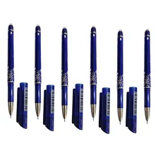 6 Caneta Magica Tecido Papel Que Apaga Vapor Calor Borracha Tinta Azul Exterior Azul Foto  mini 1