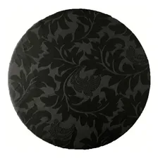 6 Capa Sousplat Supla Tecido Jacquard 35cm Diâmetro - Cor Preto Foto  mini 1