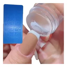 6 Carimbos para Unhas De Silicone Com Placa Nail Art Manicure Foto mini 1