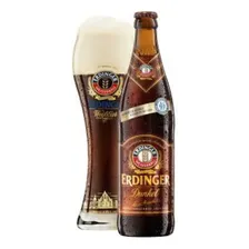 6 Cerveja Escura Erdinger Dunkel 500ml - Alemanha Foto mini  3
