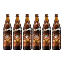 6 Cerveja Escura Erdinger Dunkel 500ml - Alemanha Foto  mini 1