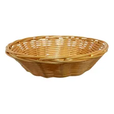 6 Cesto Oval Vime Sintético 22 Cm Ref 12140 Cor Marrom Foto mini  3