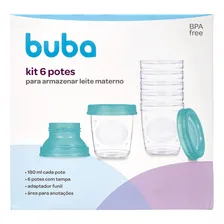 6 Copos Armazenar Congelar Leite Materno E Papinha Buba Foto mini 2