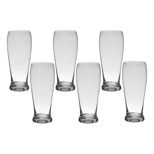 6 Copos De Cristal Para Cerveja Pilsen 560 Forum Bohemia Foto 1