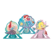 6 Display De Mesa Decoração Ariel Festa Pequena Sereia Anive Foto mini 3