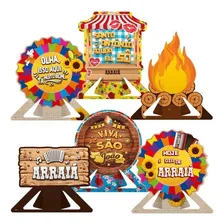 6 Display De Mesa Decoração Arria Festa Junina Completa Foto  mini 1