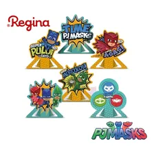 6 Display De Mesa Decoração Pj Masks Festa Display De Mesa Foto mini 1