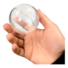 6 Esferas Acrilicas Transparente Mais Durabilidade 7cm Foto mini 1