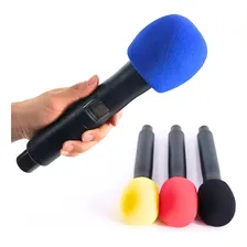6 Espumas Colorida Para Microfone Anti Puff Liverpool Cor Colorido Foto mini 4