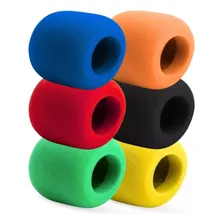 6 Espumas Colorida Para Microfone Anti Puff Liverpool Cor Colorido Foto mini 1