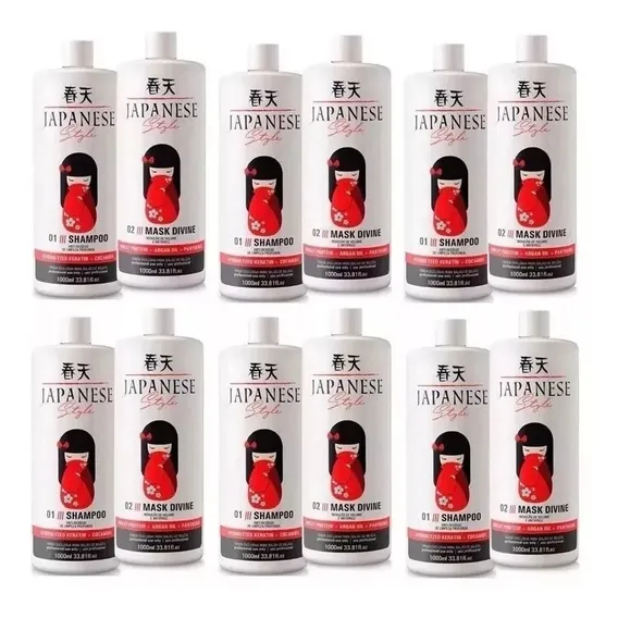 6 Kits Progressiva Style Japonesa 12x1000ml Foto 1